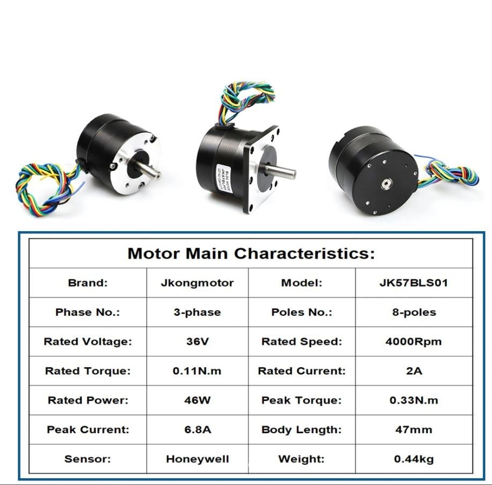 Электродвигатель JK57BLS01 46Вт