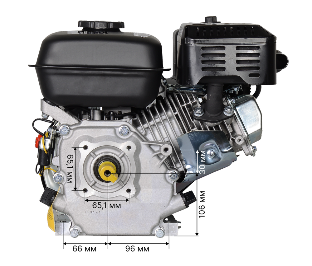 Двигатель бензиновый Huter GE-170F-20