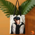 Сумка шоппер с принтом BTS