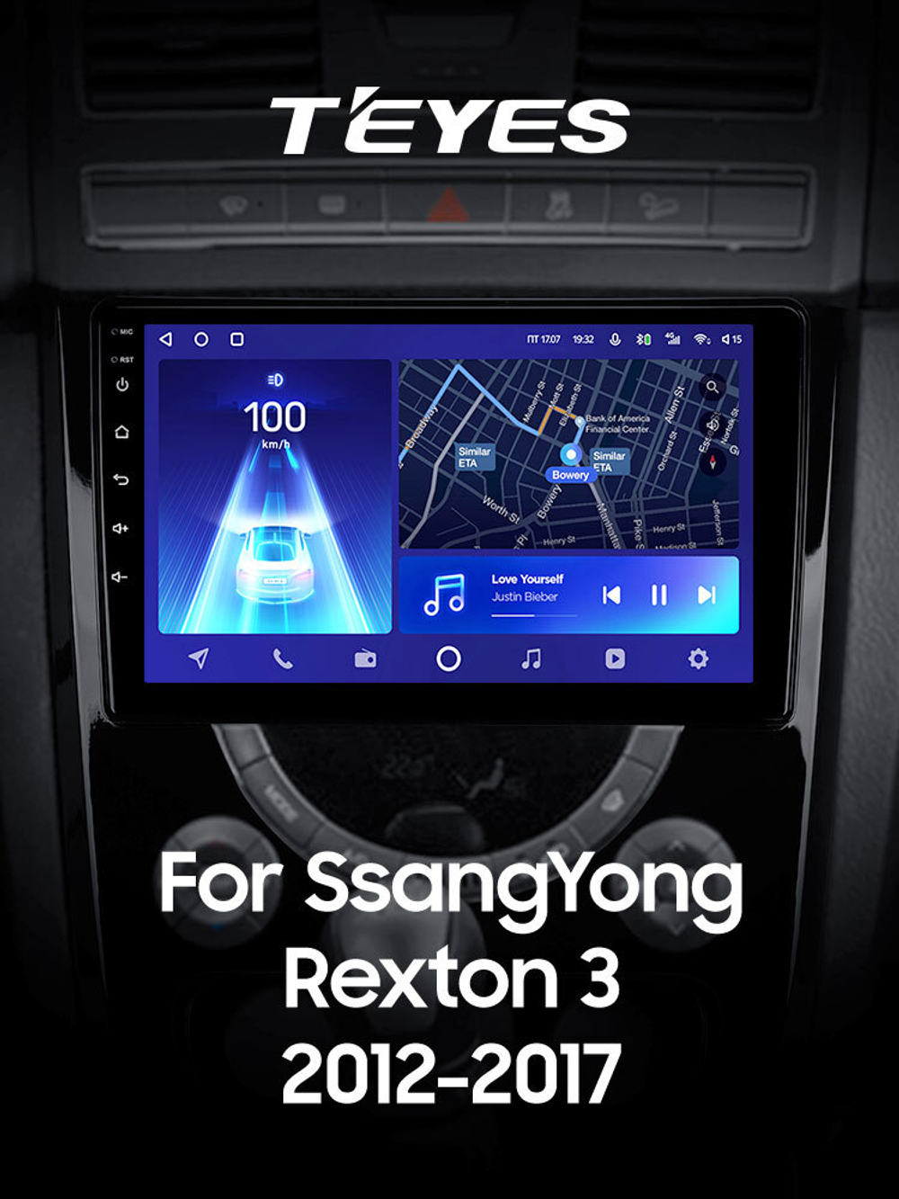 Teyes CC2 Plus 9"для SsangYong Rexton Y290 2012-2017