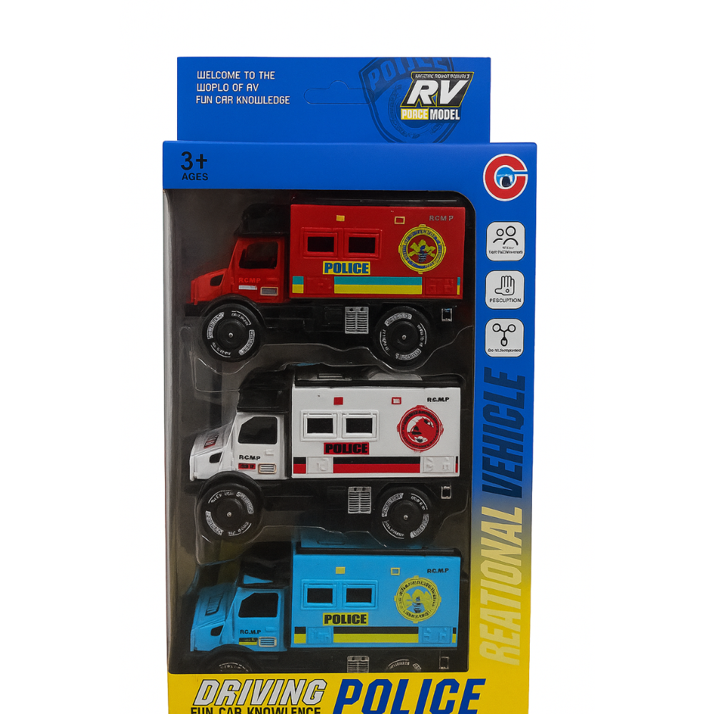 Набор машин Police 3 шт