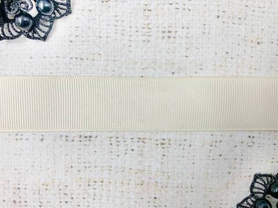 Лента репсовая, ш. 2,5 см, светло-бежевый