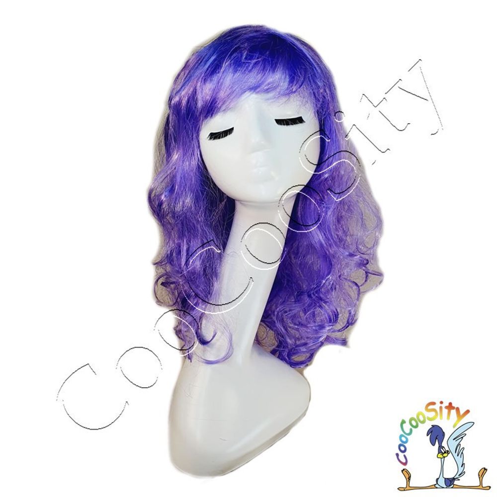 парик Аврора светло-фиолетовый, искусственный волос