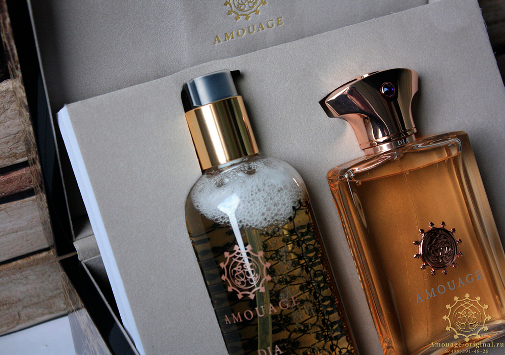 Amouage Dia men (Парфюм 100 мл + Гель для душа 300 мл)