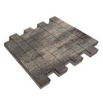 Тротуарная плитка Бельпассо Медио, 80 мм, ColorMix Нокс, гладкая