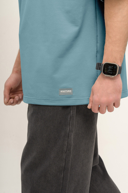 Футболка KUL'TURA OverSize "Basic" Блюстоун