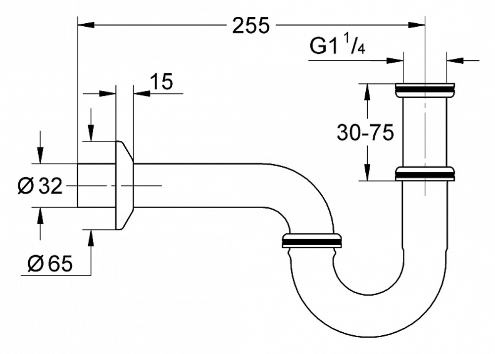 Сифон для раковины Grohe 28947000