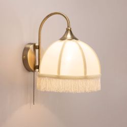 Citilux Базель CL407311 Бра с бежевым абажуром и выключателем