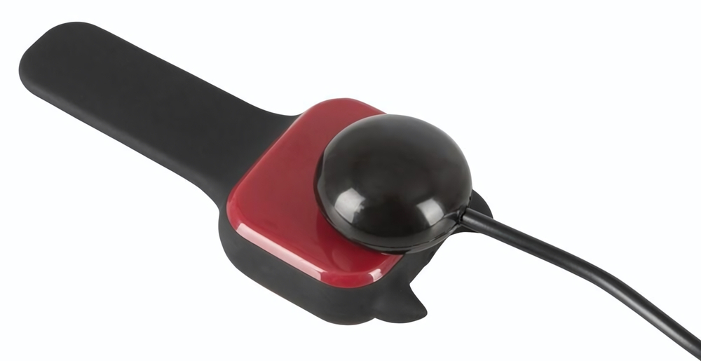 Черный вибромассажер простаты с нагревом и ротацией Prostate Plug - 14,5 см. (Цвет: черный)