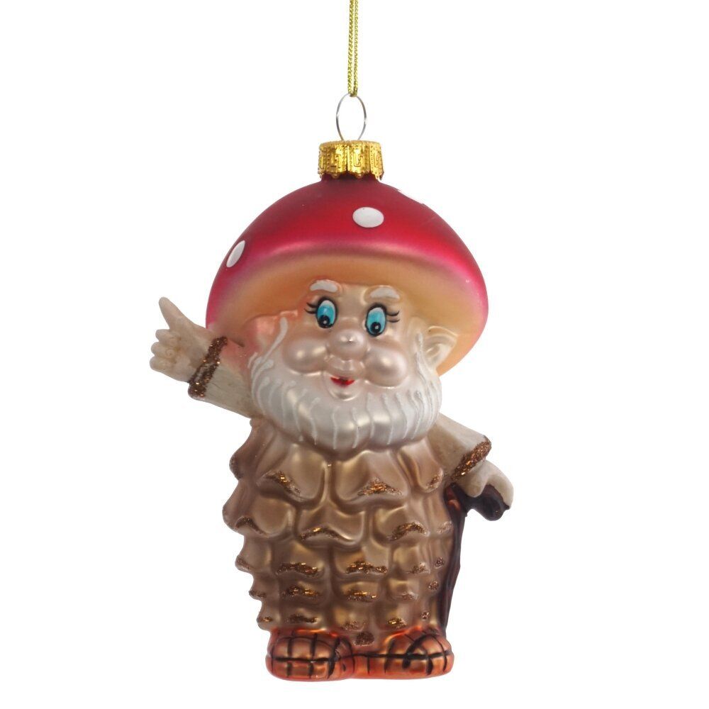 GAEM Украшение новогоднее "Гриб", L8,5 W6 H13 см