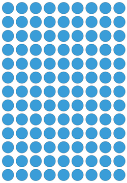 Виниловые наклейки для упаковки и маркировки Policomprint M20, 12 мм. 117 шт.