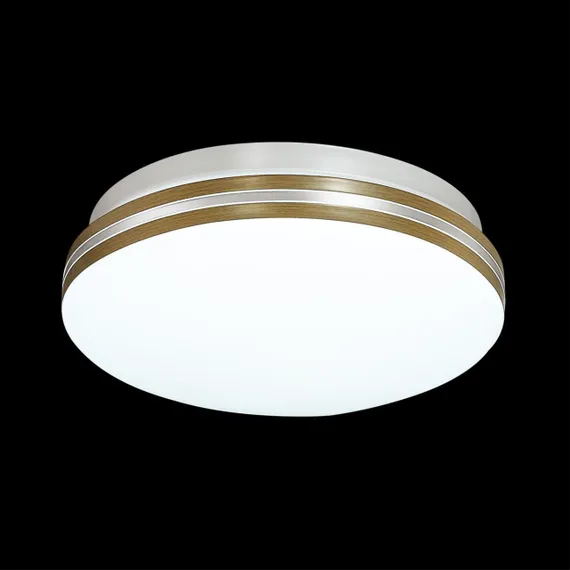 3015/CL MINI SN 207 Светильник пластик/белый/под дерево LED 30Вт 4000K D330 IP43 SMALLI
