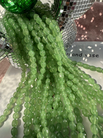 Нить бусин из тонированного кварца 8-9мм (галтовка)