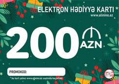 Elektron hədiyyə kartı Yeni İl 200 AZN