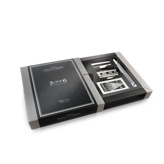 Т-образная бритва (станок) Edwin Jagger DESSGA9BL 3ONE6 Stainless Steel