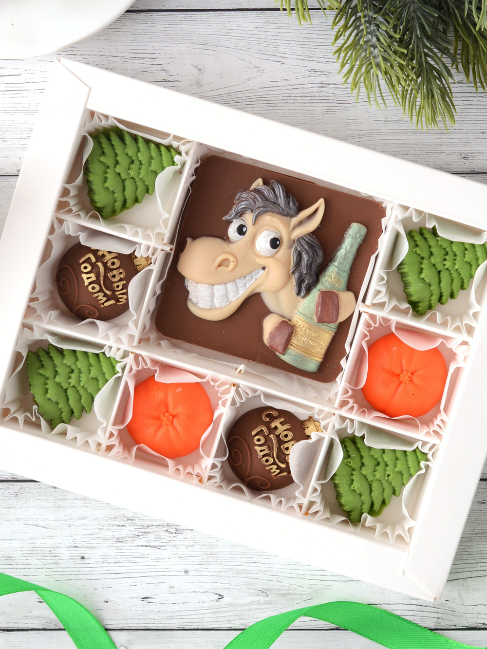 Набор шоколадный "Новогоднее настроение" #3 с символом года 2026