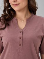 Блузка БЛ-122/фламли-кофе