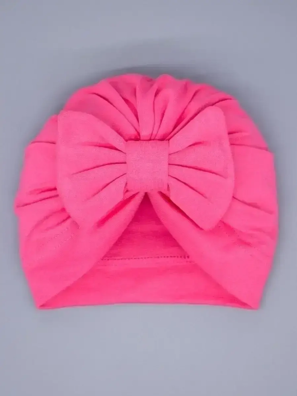 Чалма осенняя детская с бантиком