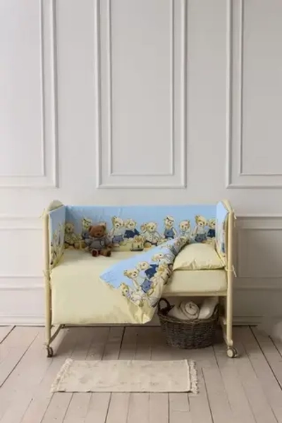 Бортики в детскую кроватку «Морячки»