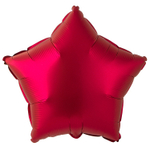 Шар фольгированный Звезда 46 см (Бургундия)