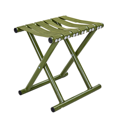 Стул складной без спинки (30Х32Х21СМ) Зеленый