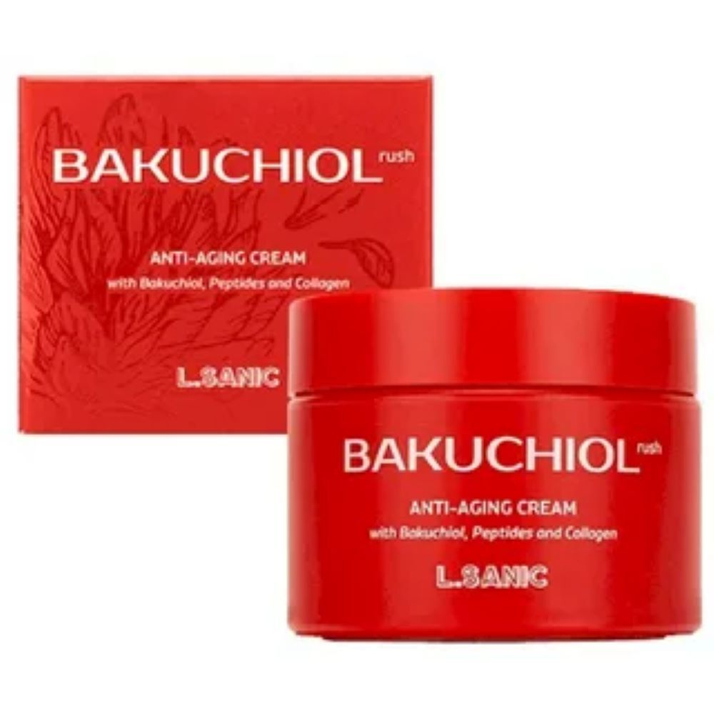 Крем для лица антивозрастной с бакучиолом L.SANIC Bakuchiol Rash Anti-Aging Cream 50 мл
