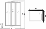 Душевая кабина Niagara Classic NG-33984-14Q 90x80