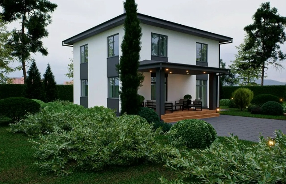 Проект Дома 103 кв. м двухэтажный К-51