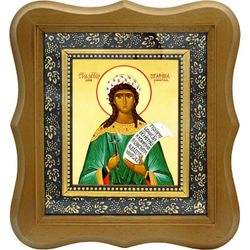 Серафима Римская Святая мученица. Икона на холсте.