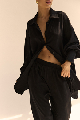 Штаны на резинке MYKONOS Чёрный