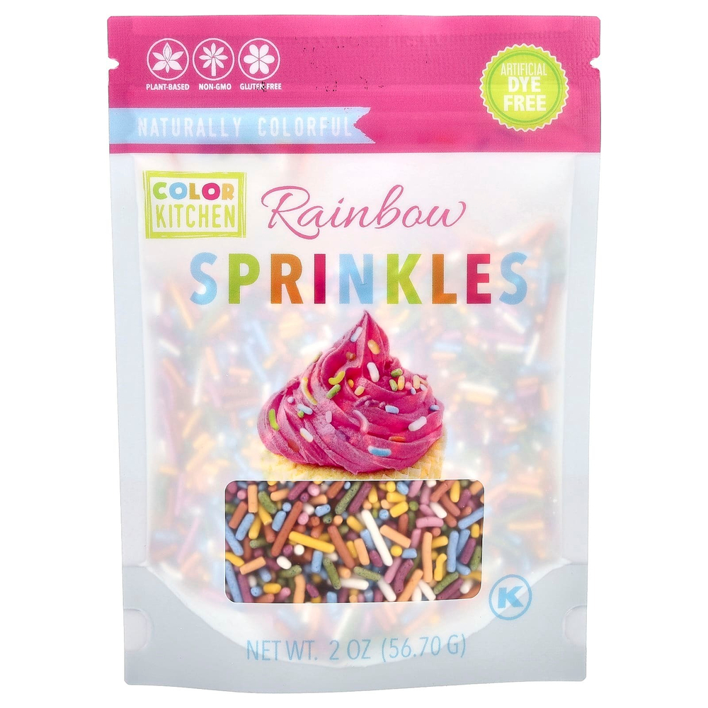 ColorKitchen, Радуга, Декоративная посыпка от самой Природы, Радужная посыпка, 1,25 унц. (35,44 г)