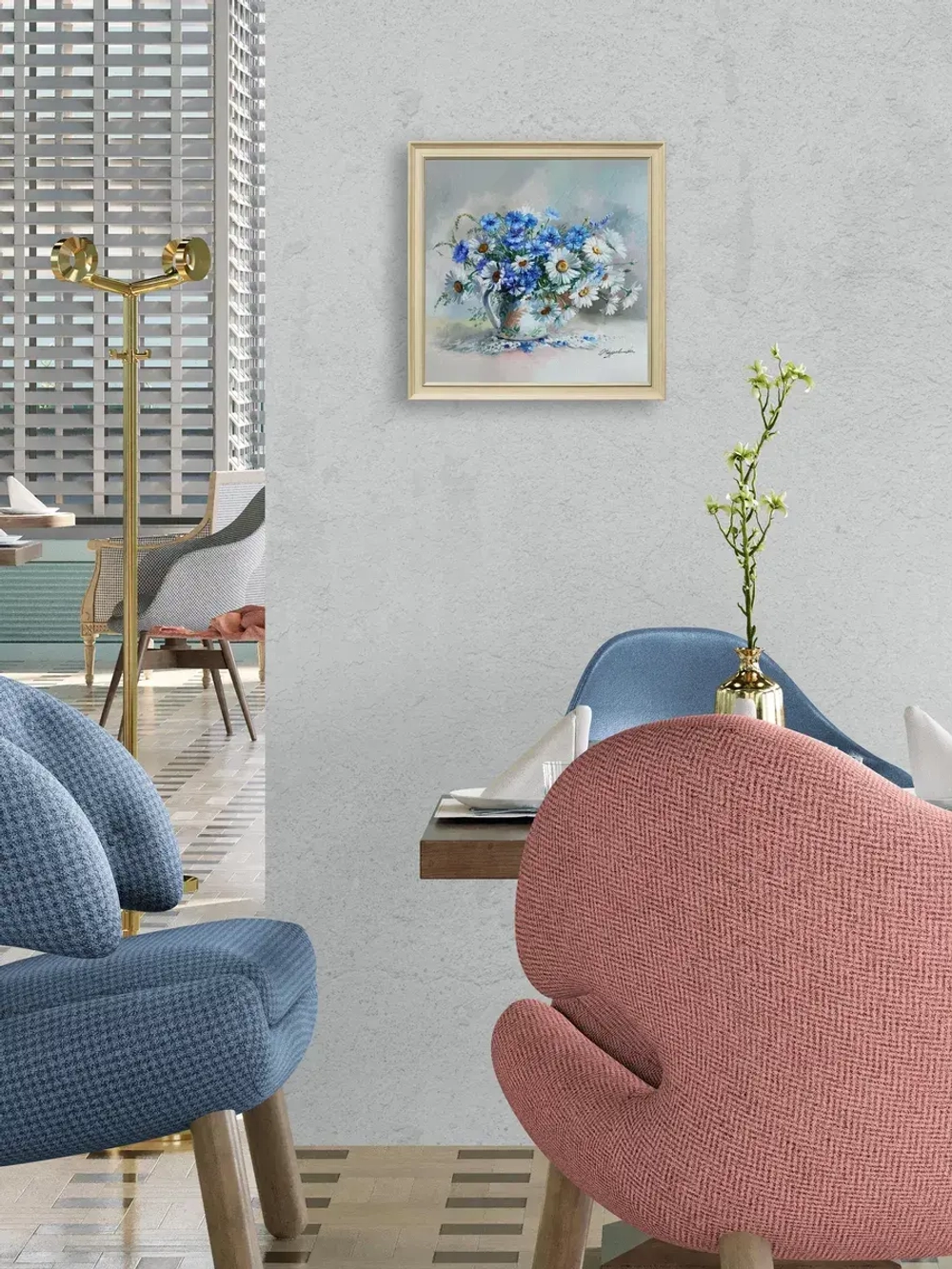 Картина на стену интерьерная на холсте 46*46 см