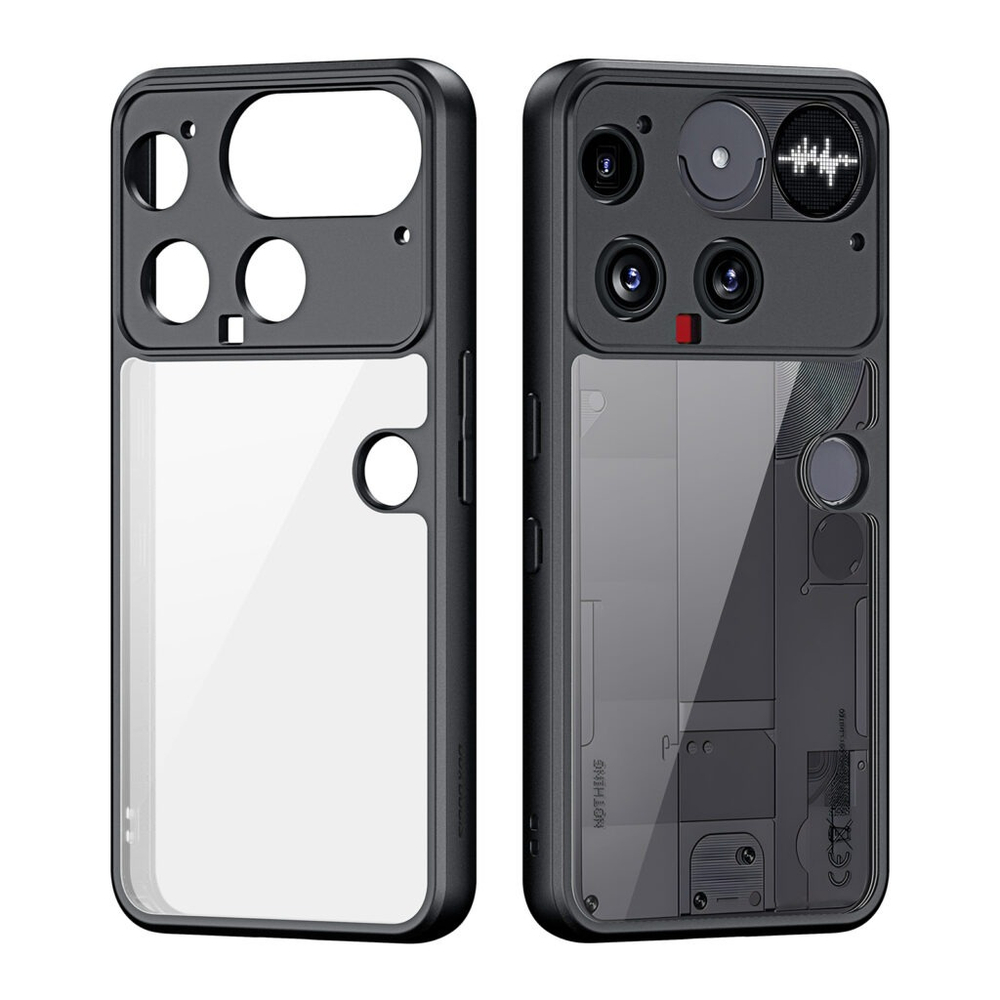 Чехол прозрачный с мягкими рамками от Dux Ducis для Nothing Phone 3, серия Aimo Series Case