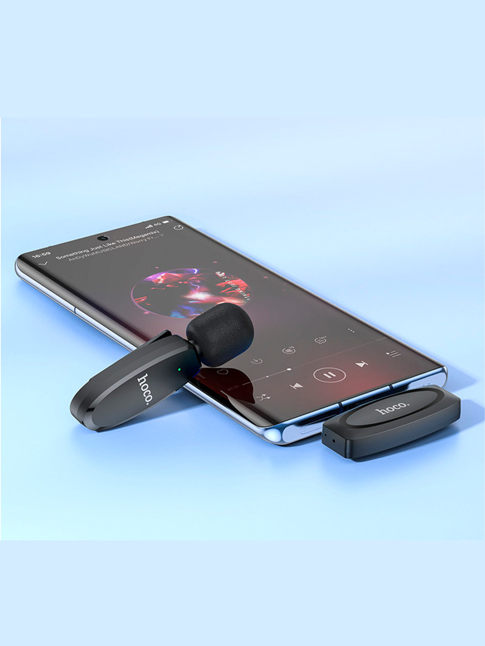 Микрофон петличка Type-C hoco L15 беспроводной