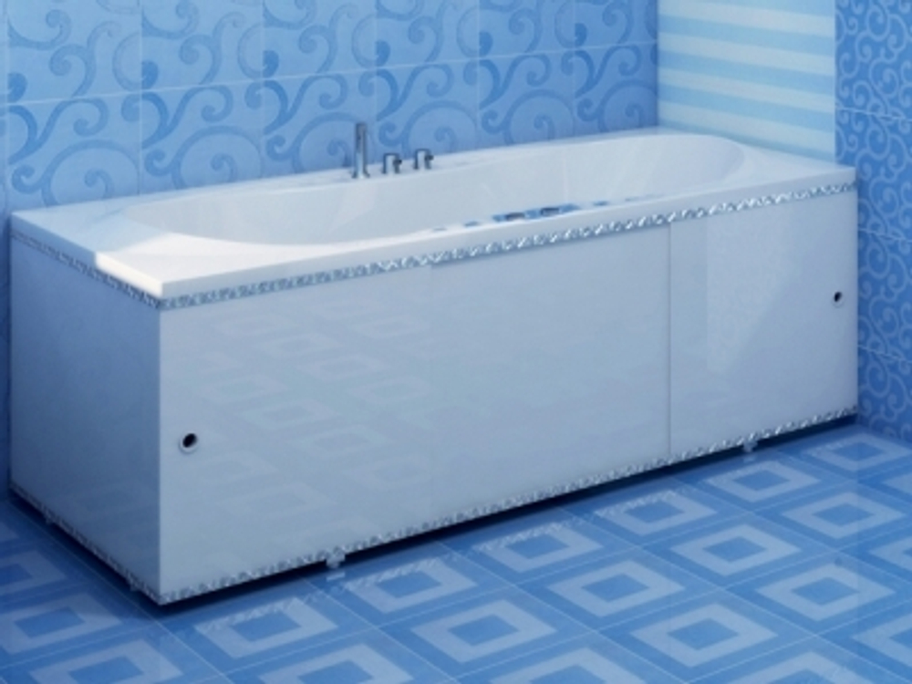 Экран для ванны ПРЕМИУМ А (алюм. профиль) 1,8 Белый