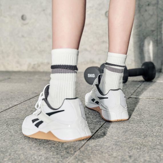 Кроссовки reebok для кроссовок Низкие Черные/Белые Унисекс