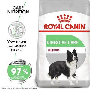Корм для собак, Royal Canin Medium Digestive Care, с чувствительным пищеварением