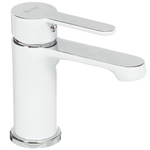 Смеситель для раковины, Frap, корот изл, с картриджем, бел, F1041