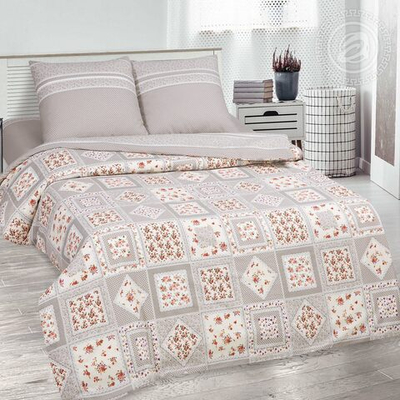 Постельное белье поплин 2,0 спальное Француженка 904 АРТПОСТЕЛЬ