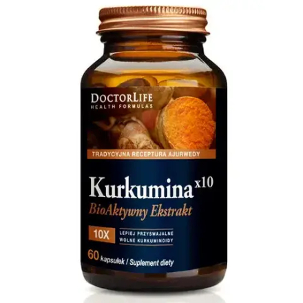 Doctor Life - Куркумин X10 биоактивный экстракт 500 мг, 60 капсул