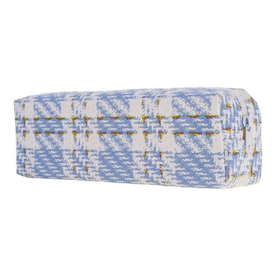 Пенал-косметичка "Monogram", 19*3,5*5см, 4 вида микс (Комплект 12шт.)