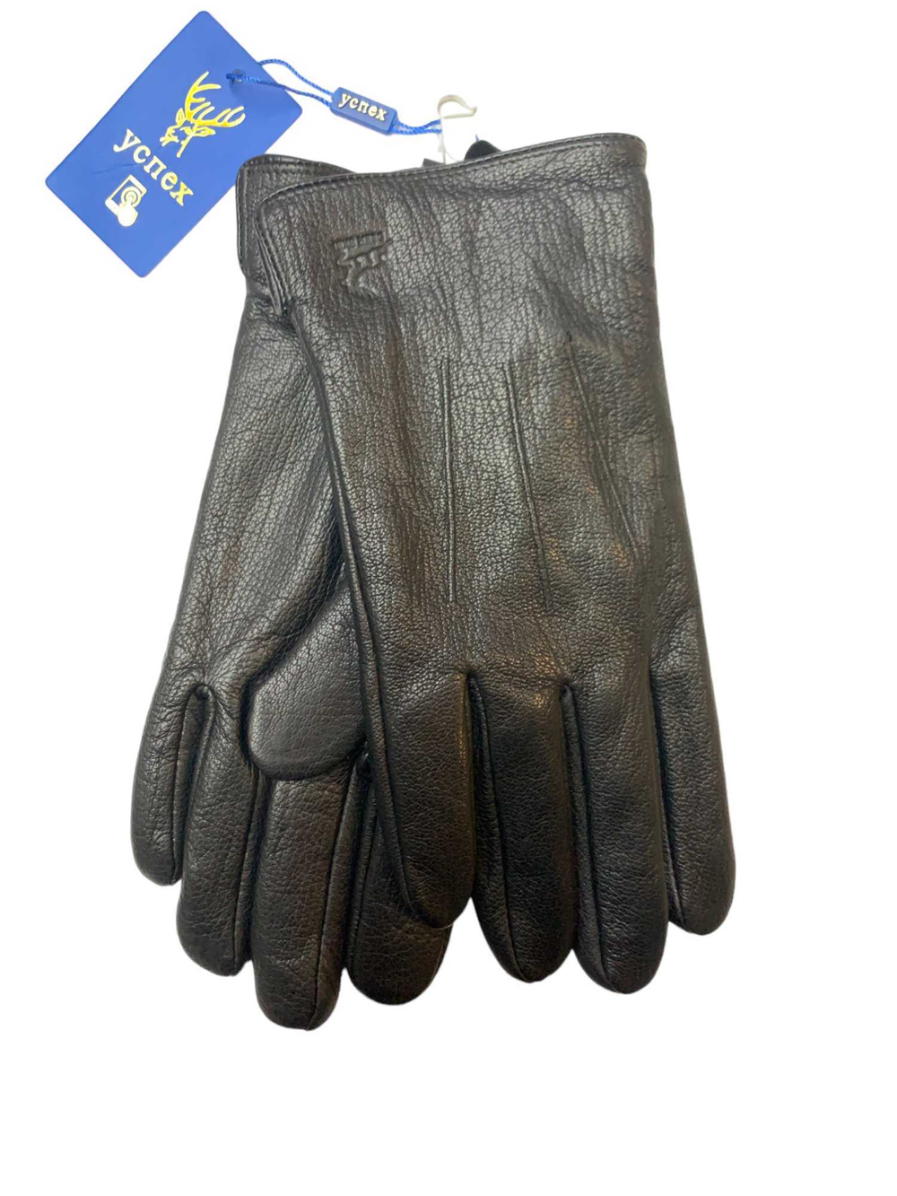 Перчатки. Мужские. Материал верха: Кожа оленя. Подклад: Трикотаж-шерсть. Сенсорные. 10 шт в упаковке.