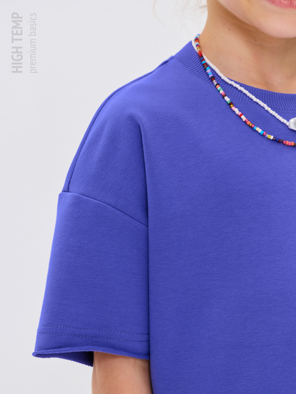 Костюм оверсайз с футболкой и шортами