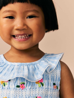 Сарафан для девочки Next E99-255, Голубой