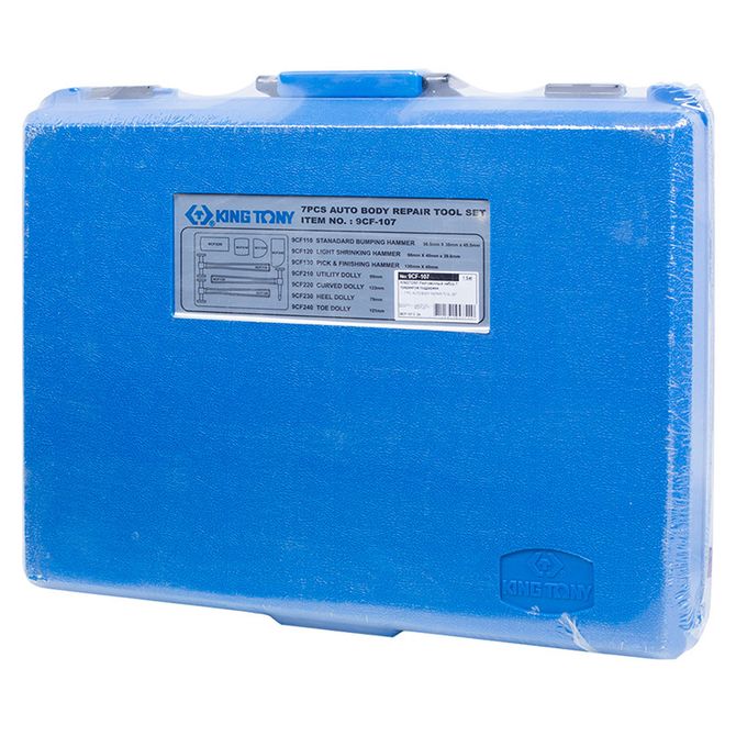 KING TONY (9CF-107) Набор рихтовочный, 7 предметов
