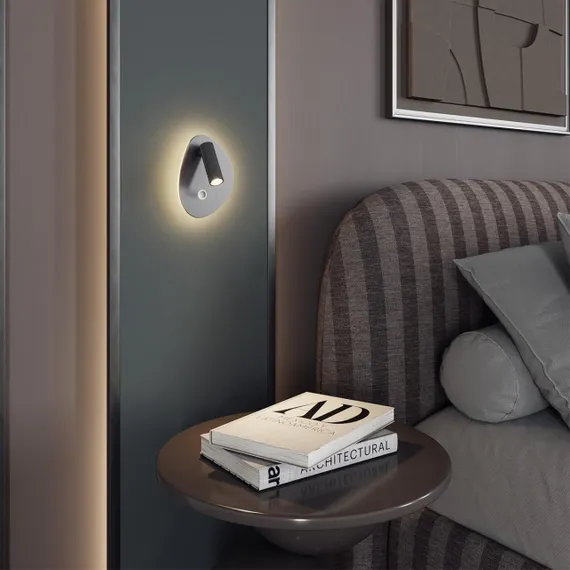 7184/9WL HIGHTECH ODL26 471 Настенный светильник брашированный никель/металл IP20 LED 9W 580Лм 2700K/3300K/4000K 120° 220-240V ROY