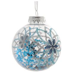 GAEM Набор из 12шт Украшение новогоднее "Шар", D 8 см, L35 W27 H8,5 см