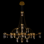 Подвесная светодиодная люстра Loft It Mira 10588/800 Gold Asfour