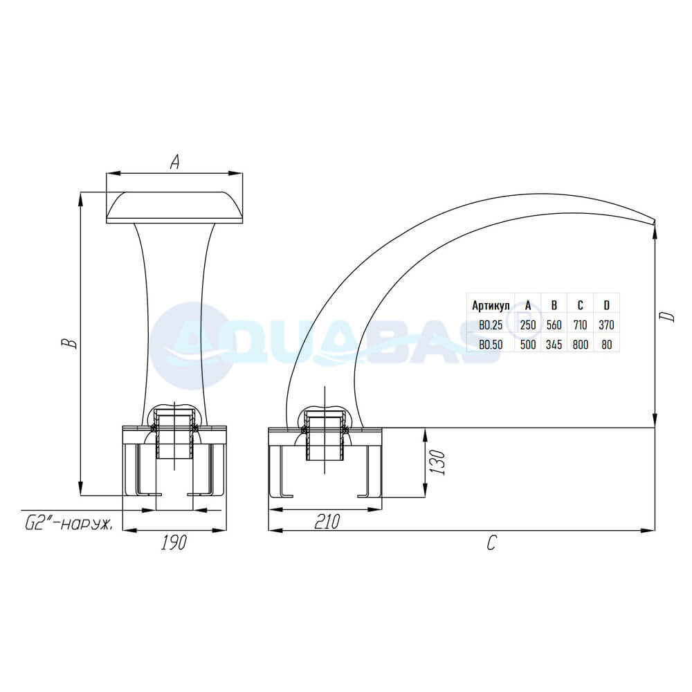 ВО.50 Водопад "Ода 500"
