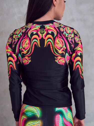 Short Rashguard Zebra